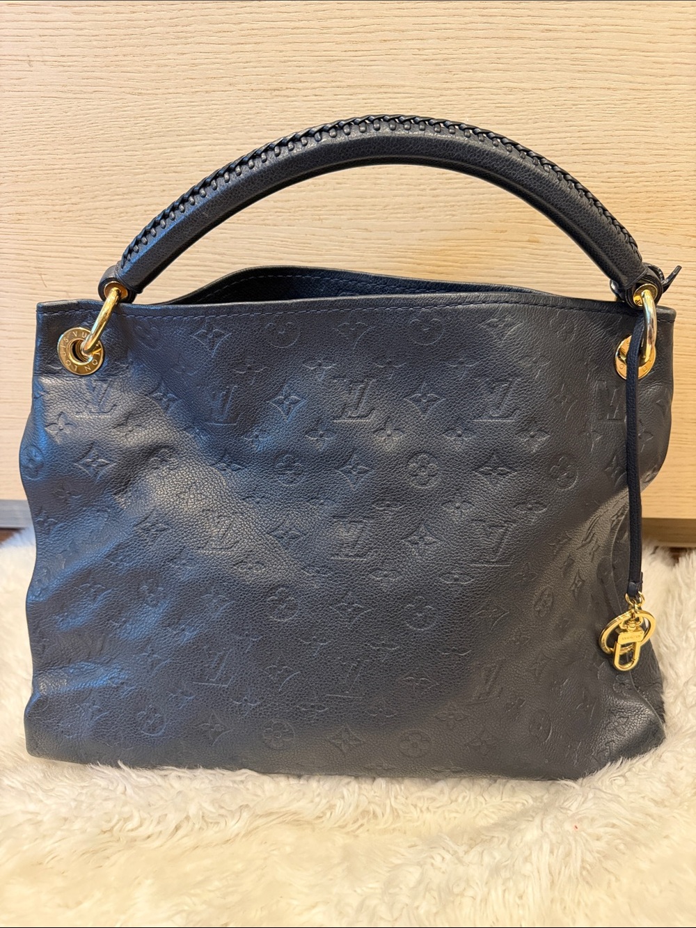 Louis Vuitton Navy Blue Monogram Empreinte Artsy MM